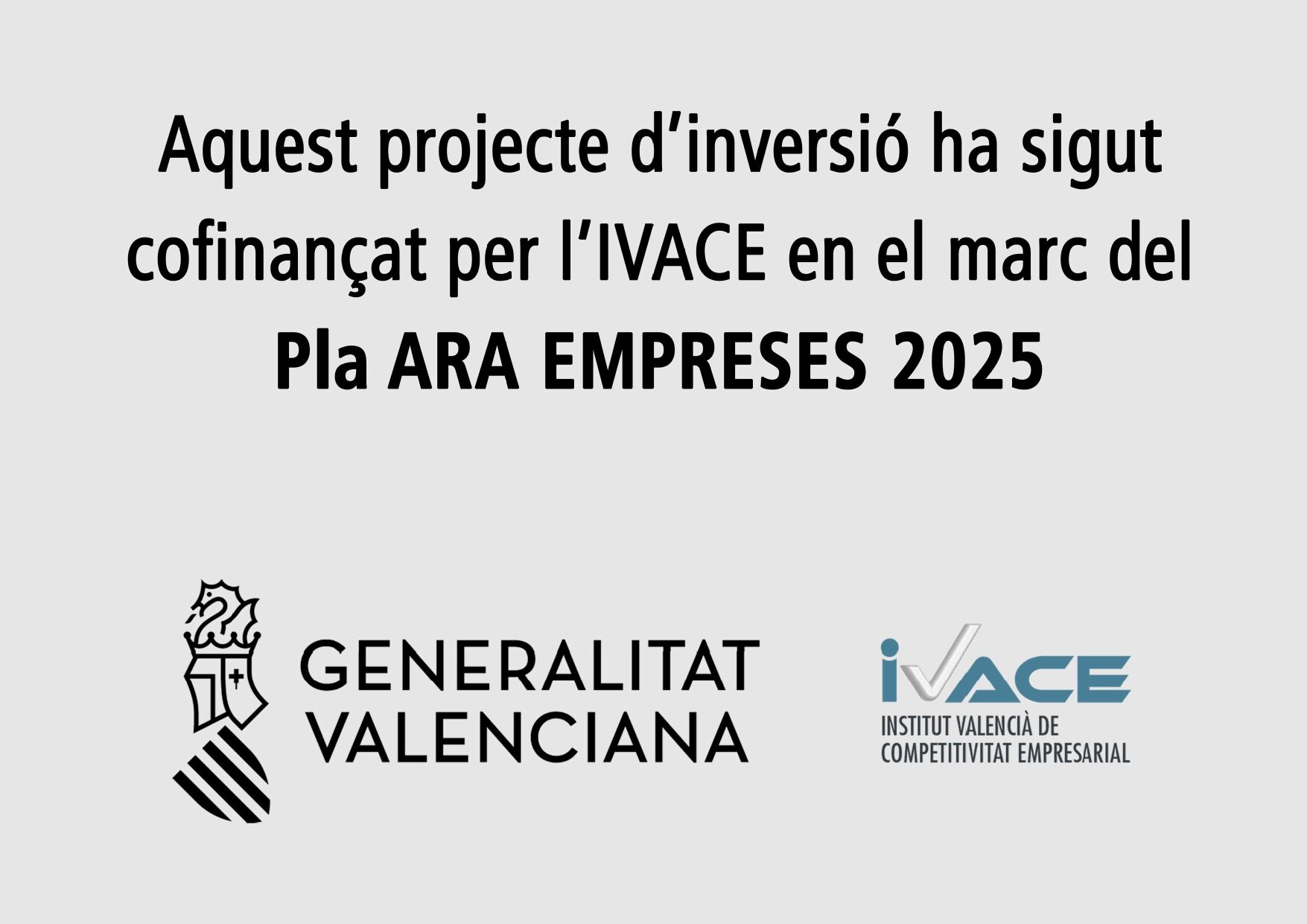 Pla Ara Empresas Plan 2025 Valenciano