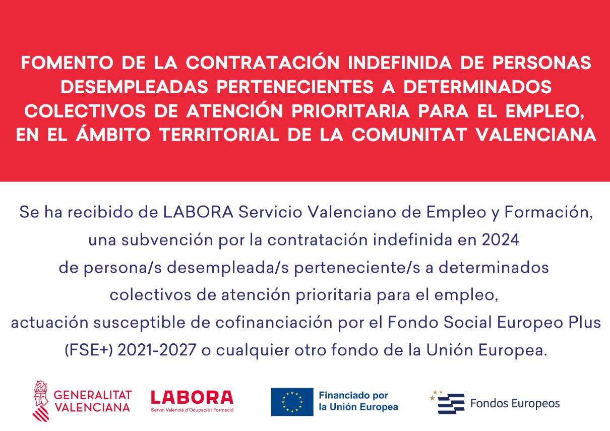 Programa ECOVUT 2024 – LABORA, Servicio Valenciano de Ocupación y Formación